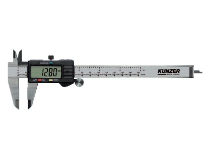Posuvné měřidlo - šuplera elektronická, 0-150 mm x 0,01 mm - Kunzer