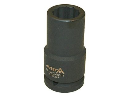 Hlavice nástrčné úderovej 3/4 ", 12hranné, predĺžené 85 mm, rôzne rozmery - ASTA