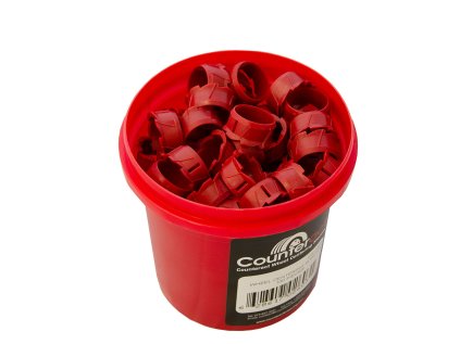 Pouzdra - podložky centrovací pro nákladní kola, 100 ks - Counteract