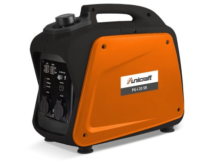 Invertorová benzínová elektrocentrála 1800 W, 2 zásuvky 230 V - UNICRAFT PG-I 20 SR