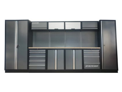 Zostava dielenského nábytku Procarosa PROFESSIONAL XL-2 Pracovná doska: drevená, Hmotnosť: