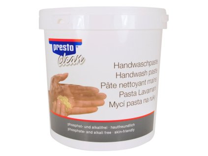Mycí pasta na ruce, na bázi dřevní moučky, 10 l - Presto