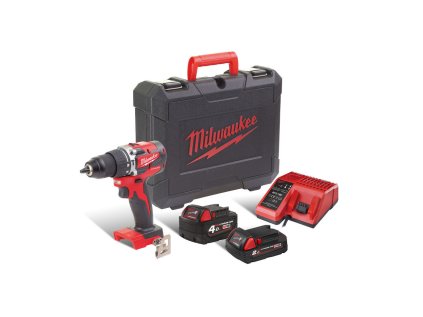 Aku přílepová vrtačka - šroubovák 18V, 4,0 + 2,0 Ah Li-Ion - Milwaukee M18 CBLPD-422C