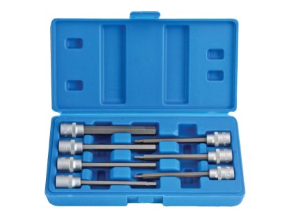 Zástrčné hlavica Imbus 3/8 ", palcové 1/8" - 3/8 ", predĺžené 110 mm, sada 7 ks - SATRA