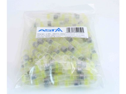 Smršťovací hadičky s cínem, 6.0 x 40 mm, 12-10 AWG, balení 100 ks