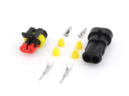 Elektrický konektor, tzv. štekr, dvoukontaktový, 2P/1,5