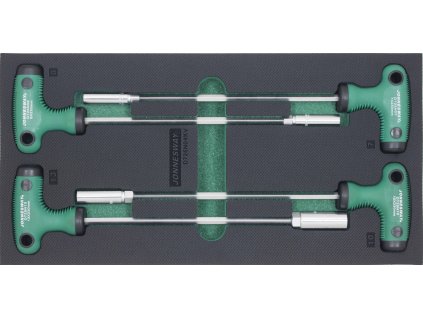 Modul - klíče s T rukojetí na matice a šrouby, 7 - 13 mm, sada 4 ks - JONNESWAY D725N04KV