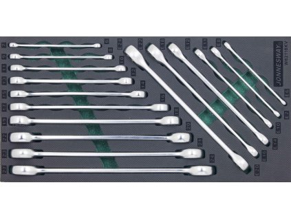 Modul - klíče očkové a TORX-E, sada 16 ks - JONNESWAY W62116KV