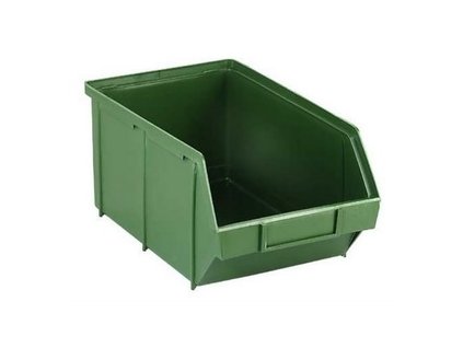 Plastový box 209 x 356 x 164 mm, stohovateľný - zelený