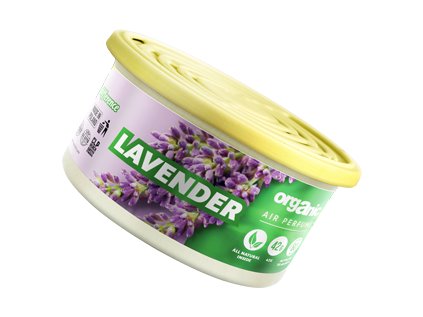 Vůně do auta Organic plechovka s víčkem Lavender 42 g