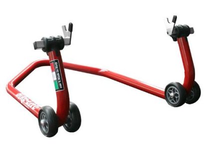 Stojan na silniční motocykly - motostojan zadní, extra nízký 27 cm