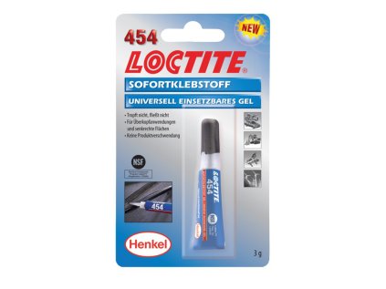 Sekundové lepidlo, univerzálne gélové, 3 g - Loctite 454