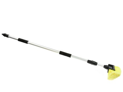 Kartáč teleskopický 1.3 - 2.2 m, průtokový, na mytí auta GEKO G73803 1