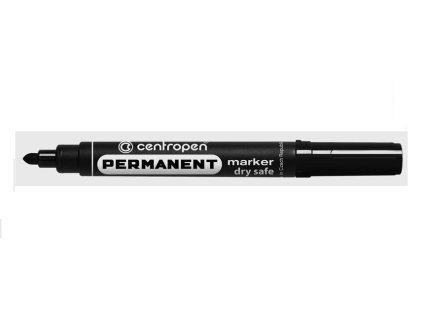 Fix - popisovač černý, permanentní 2.5 mm - Centropen