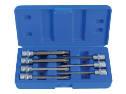 Zástrčné hlavice TORX 3/8", rozmery T25 - T60, predĺžené 110 mm, sada 7 kusov