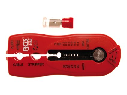 Přípravek na odizolování a štípání drátků, pro průměr 0,2 - 0,8 mm - BGS 8489 01