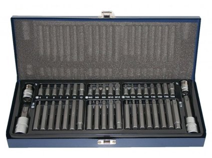 Bity Imbus, TORX s otvorem a XZN, s adaptéry, sada 44 kusů