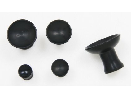 Gumové koncovky 16 - 35 mm, 4 kusy, pre pneumatickú lapovačku JONNESWAY JAT-1041
