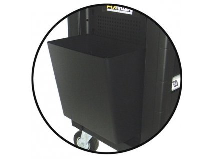 Závesný odpadkový kôš k dielenskému vozíku, 300 x 200 x 300 mm - Fixman