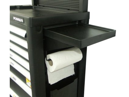 Závěsný boční stolek k dílenskému vozíku, 310 x 310 x 126 mm - Fixman