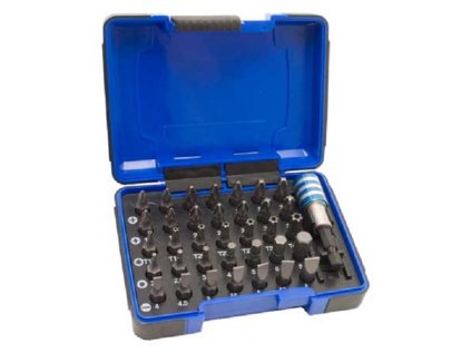 Sada bitů - Imbus, TORX, ploché, křížové, obsah 35 kusů - MAGG 342135