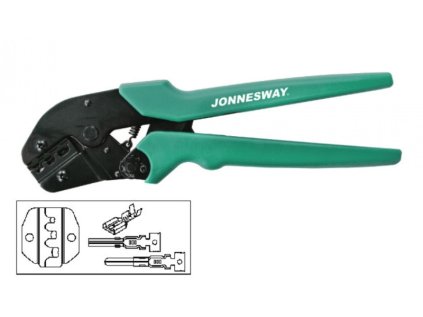 Kleště na krimpování neizolovaných elektrických konektorů 0.5-6 mm - JONNESWAY V1311B
