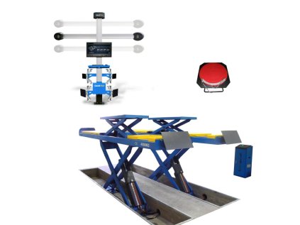 Set 5 MAXI: Nůžkový zvedák 3,5 t, přízdvih, 3D geometrie G50 - Golemtech 1