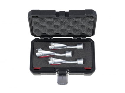 Sada klíčů na matice vstřikovacího vedení, 1/2" 12hranné, 14-19 mm, 3 ks - QUATROS QS20802