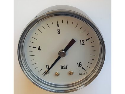 Manometer 0 - 16 bar, zadný výstup 1/8"