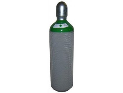 Plynová tlaková fľaša mix CO2 ARGON, 8 litrov, 200 Bar, 1,9m3, plná, závit W21,8, s viečkom