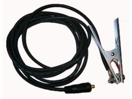 Kabel ke svářečce, délka 3 m, průměr 16 mm, 10-25 se zemnící svěrkou 300A