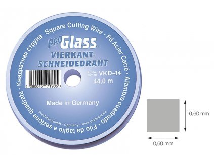 Rezací drôt na autosklá 0,6x0,6 mm; 44 m - ProGlass VKD-44