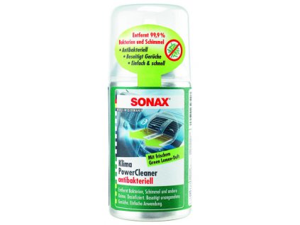 Čistič klimatizácie antibakteriálne Sonax 100ml s vôňou Green Lemon