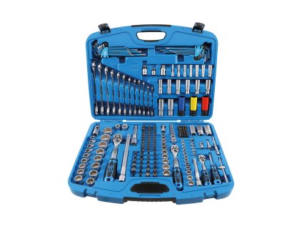 Gola sada 1/4", 3/8", 1/2"; 218 dílů - BGS 2290 01