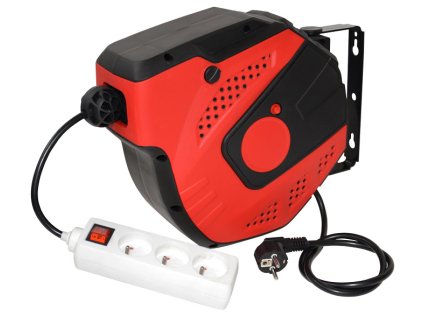 Samonavíjecí buben s el. kabelem 14 m a trojzásuvkou C-14-3CZ