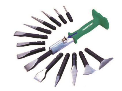 Sada úderových dlát 14 dílů - JONNESWAY AG010143