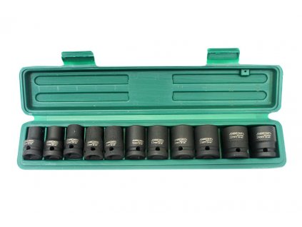 Súprava nástrčných úderových hlavíc 1/2", 11 ks, 10-24 mm - JONNESWAY S03A4111S
