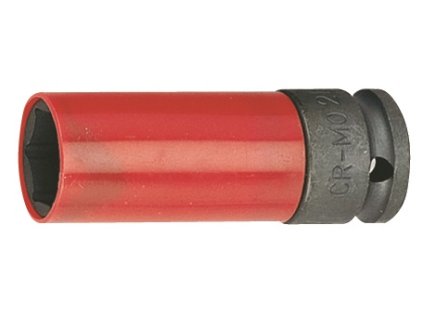Nástrčná hlavice 1/2" s krytkou na ALU, pro rázové utahováky, 21 mm - JONNESWAY S18A4121