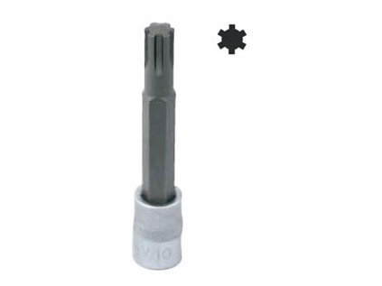 Zástrčná hlavice RIBE, 1/2", velikost M10, délka 100 mm - JONNESWAY S63H4310