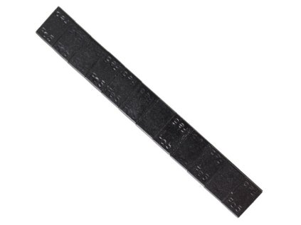 Samolepící závaží 12x5g, ocelové, černý lak - 1 kus