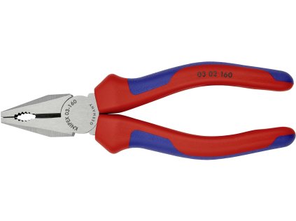 Kliešte kombinované 160, poťah PVC - KNIPEX 0302160