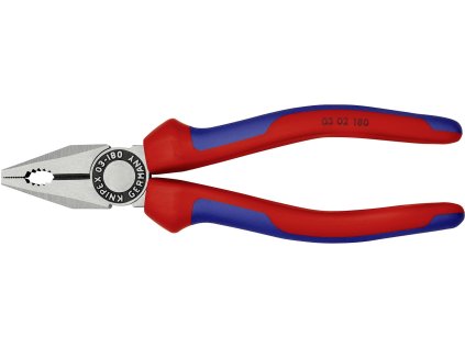 Kleště kombinované 180, potah PVC - KNIPEX 0302180 01