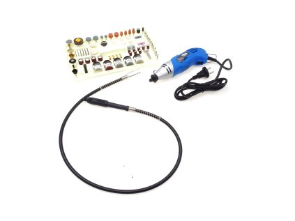 Přímá bruska s ohebnou hřídelí a příslušenstvím, sada 218 ks - TUSON RT170 01