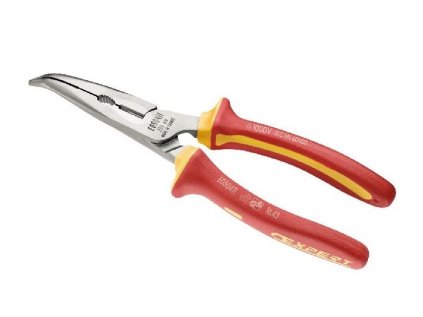Kleště na jemnou mechaniku zahnuté 200 mm 1000V Tona Expert E050411