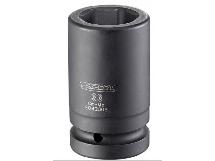 6hranné 1" prodloužené průmyslové hlavice 27 mm - Tona Expert E042304