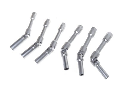 Nástrčné kloubové klíče 3/8", na svíčky, velikost 8-16 mm, sada 6 kusů - QUATROS QS20377 3
