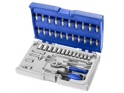 Gola sada 1/4"; 42 dílů, šestihran, imbus, torx - Tona Expert E030702