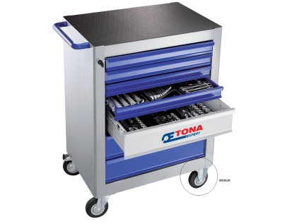 Sada 4 náhradních koleček pro montážní vozíky - TONA EXPERT E010110