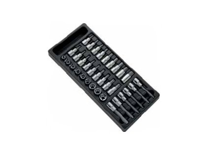 Sada 1/2" zástrčných a TORX hlavíc 33 ks - Tona Expert (E032922T)
