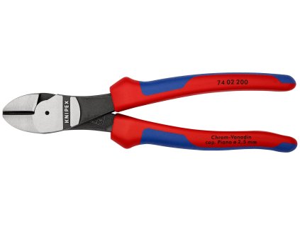 Silové boční štípací kleště 200 mm Knipex 74 02 200 01